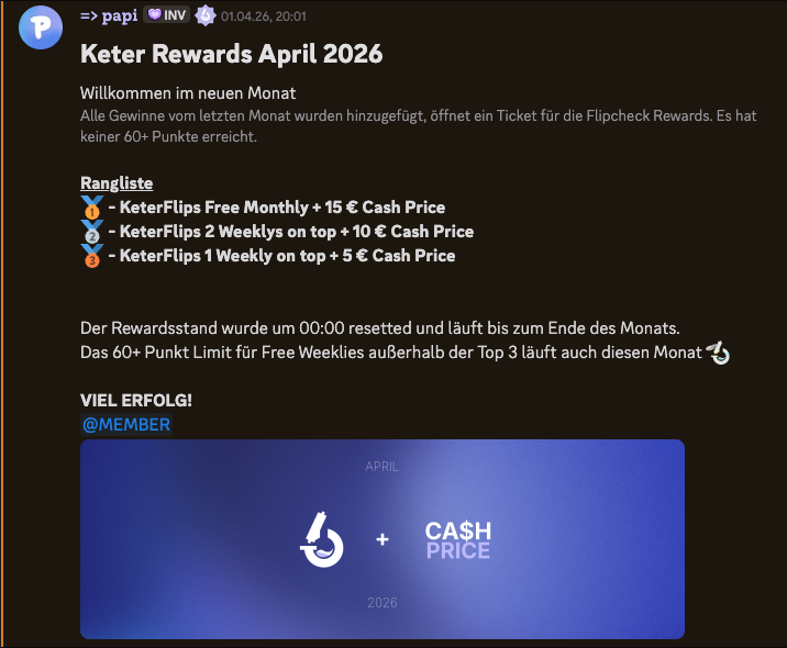 Rewards Example